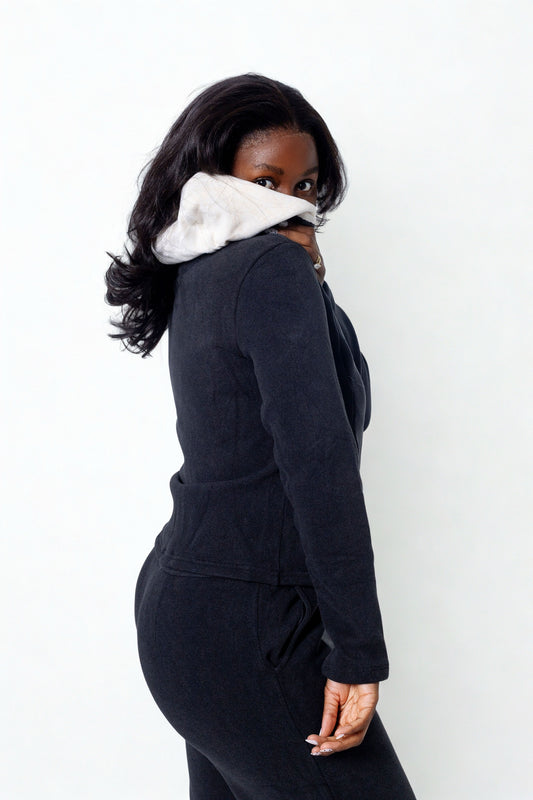 Aspen set (Wool) Grey black