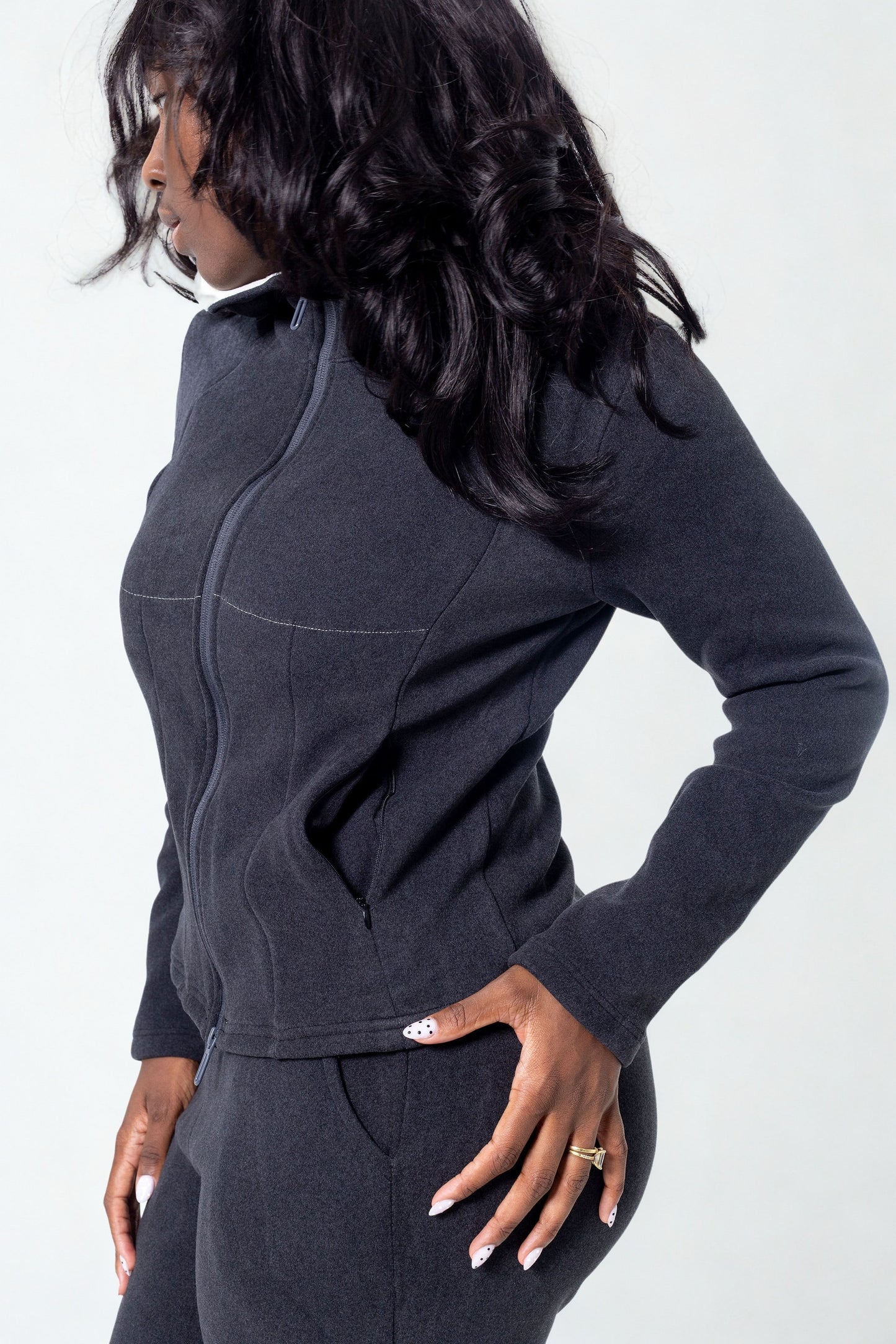 Aspen set (Wool) Grey black