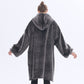 Grey Black blaHoody