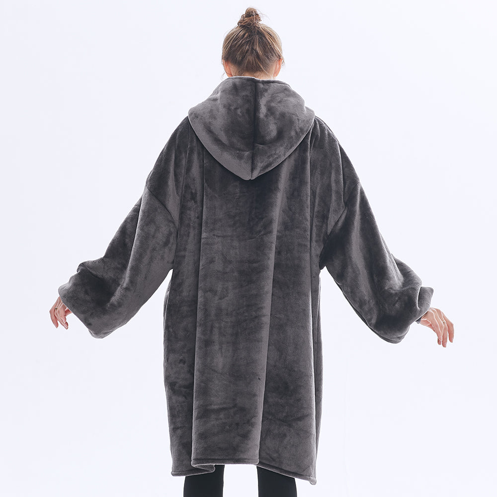 Grey Black blaHoody
